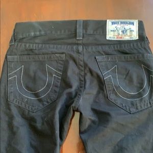 Black true religion brand jeans